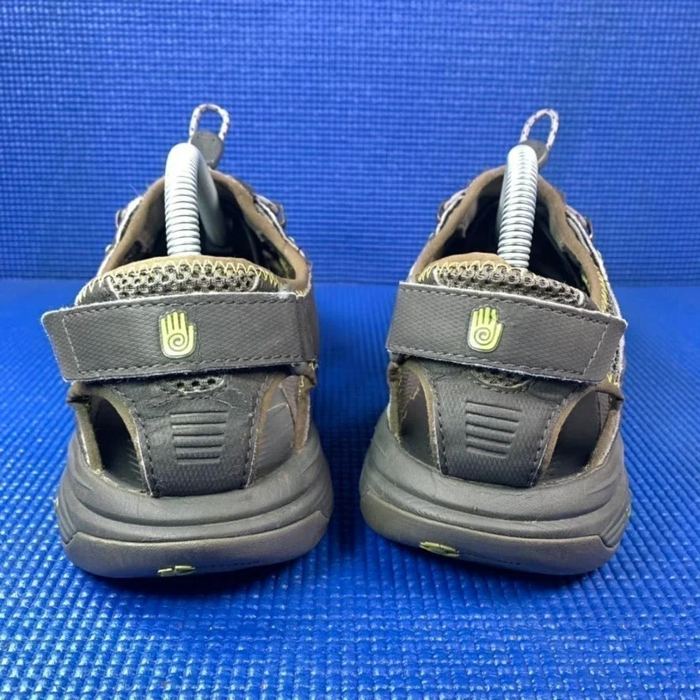 TEVA CHURNIUM Men`s Size 9 Black Grey Green Outdoor Water Sandal S/N 1000178